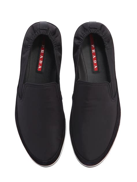 prada shoes for men sneakers|prada men's slip on sneakers.